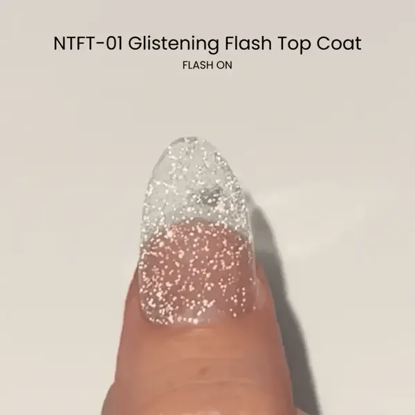 NTFT Glistening Flash Top Coat Gel