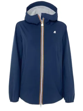 PARKA DONNA BLU CON CAPPUCCIO