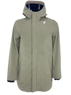 PARKA UOMO VERDE CON CAPPUCCIO