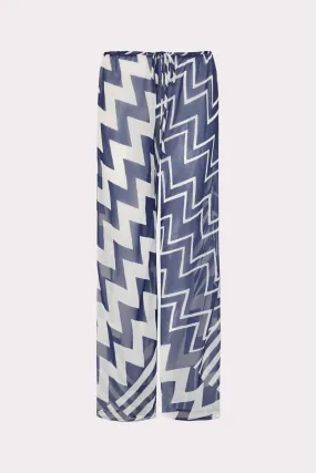 Patchwork Chevron Track Pant