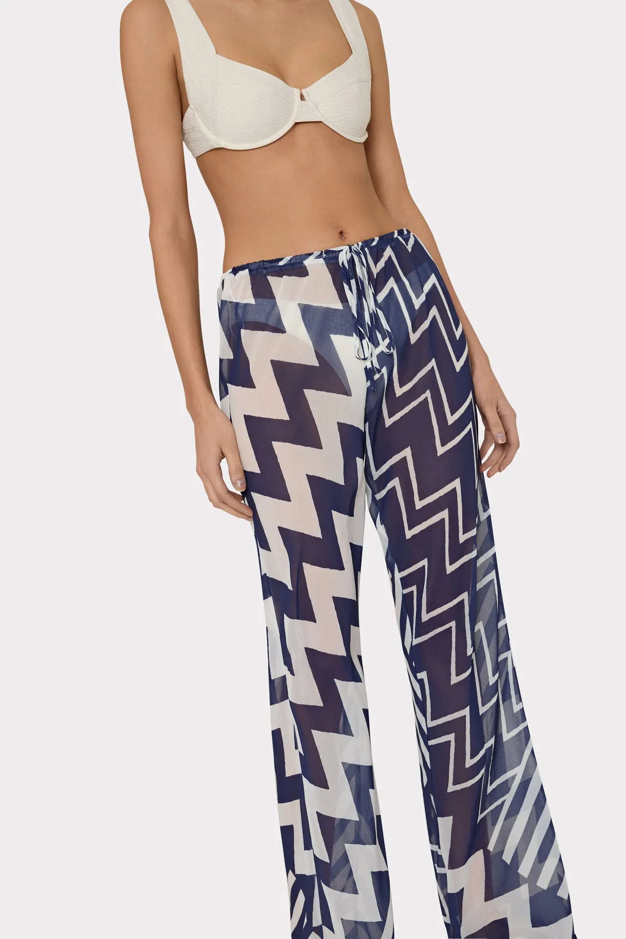 Patchwork Chevron Track Pant