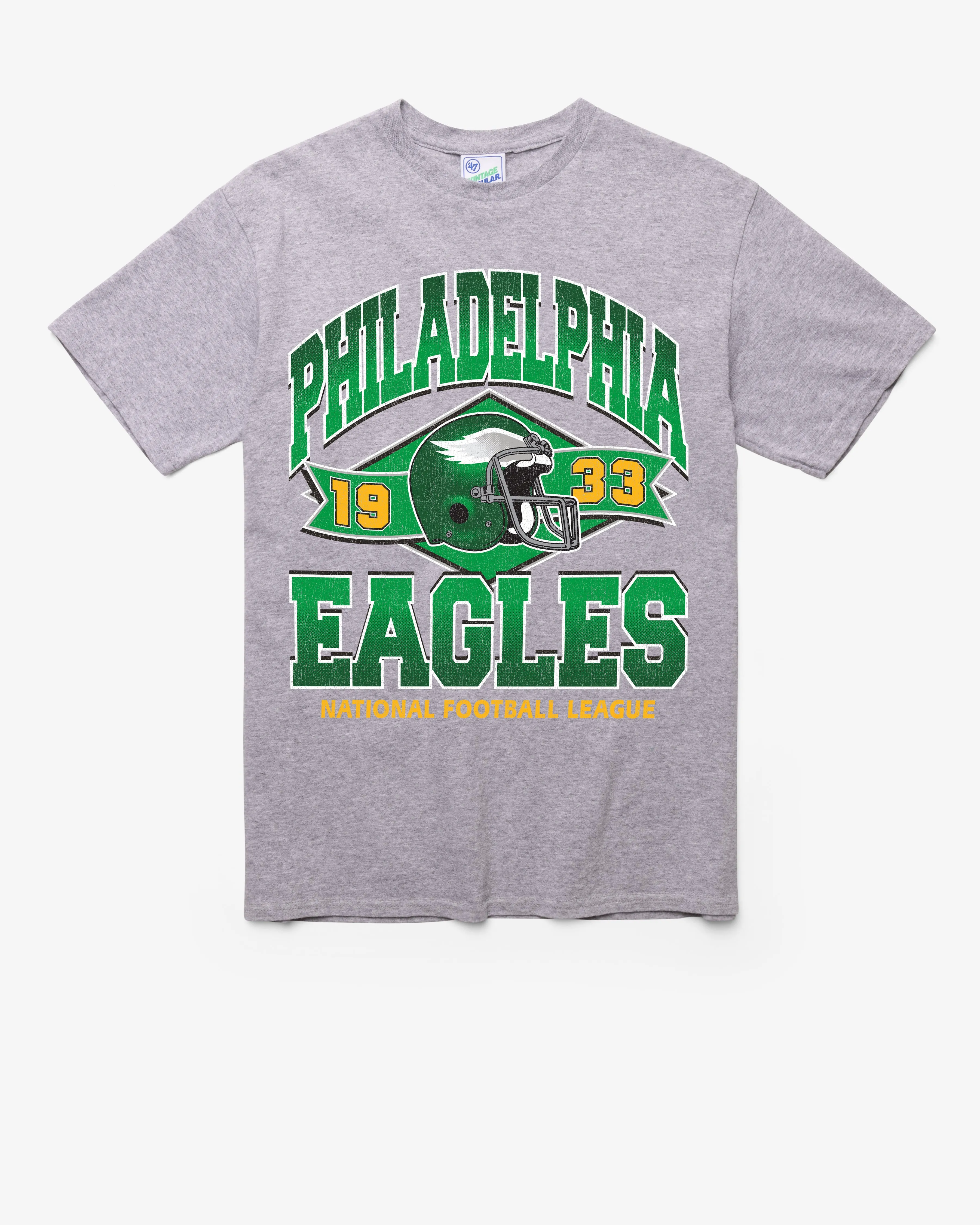 PHILADELPHIA EAGLES HISTORIC LOCKER '47 VINTAGE TUBULAR TEE