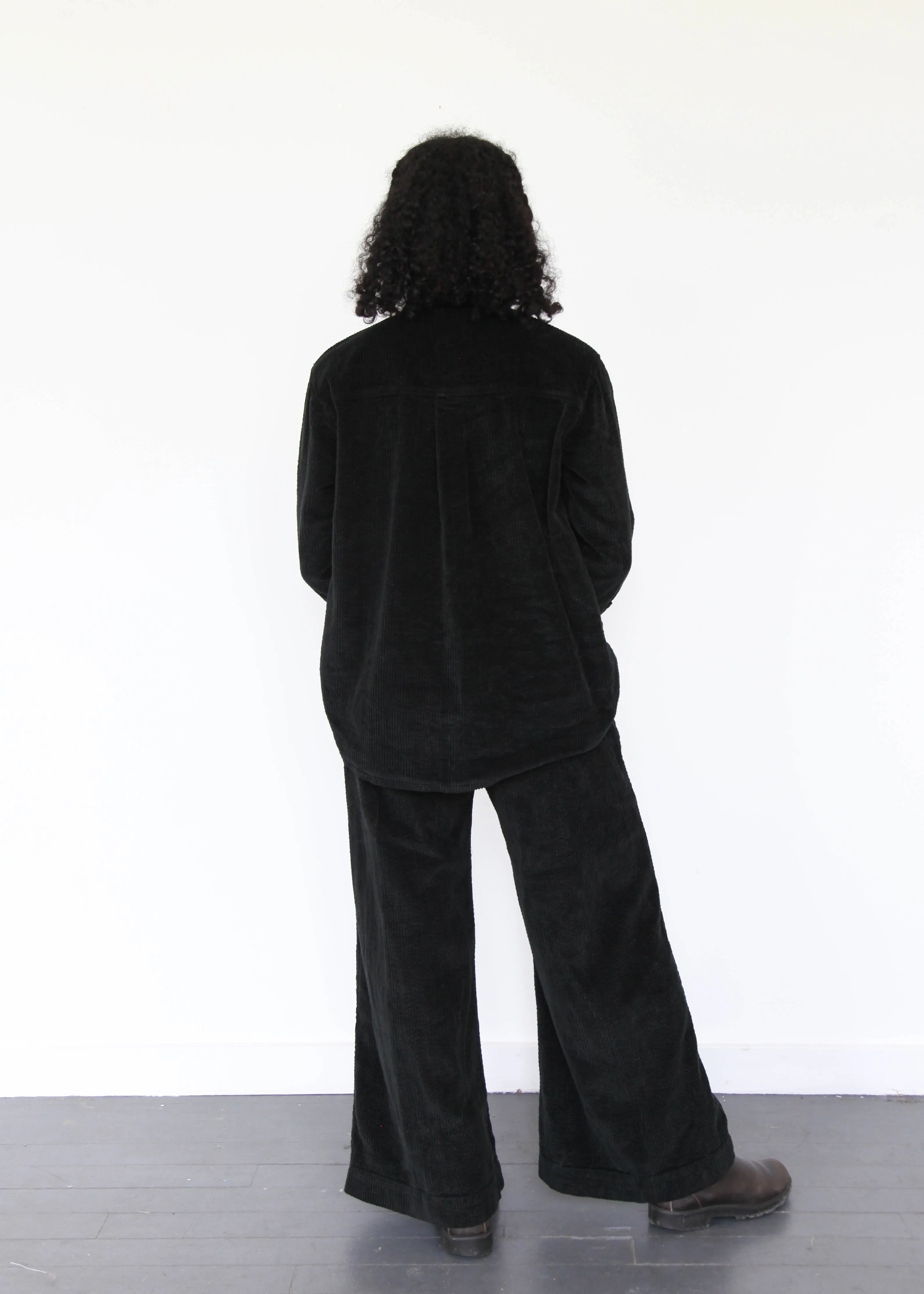 Polly Wide Wale Corduroy Pant - Black