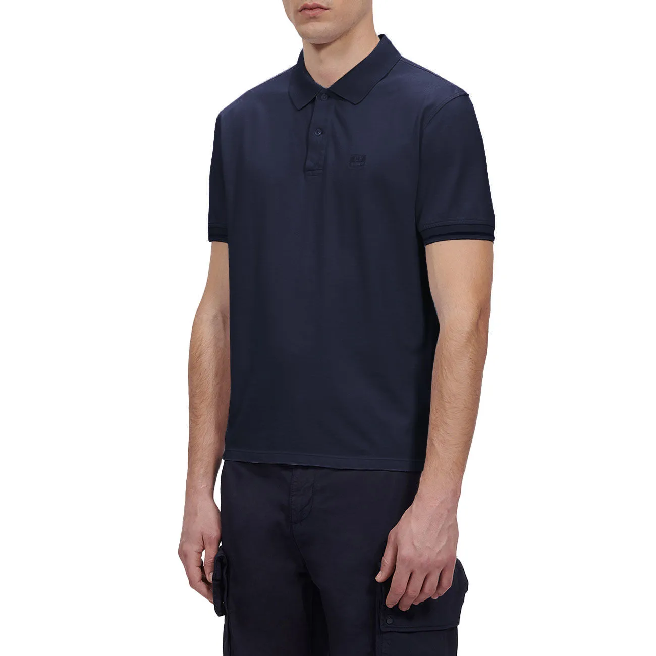 POLO TACTING STRETCH PIQUET Uomo Medieval Blue