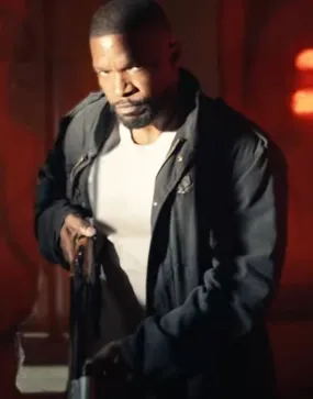 Project Power Jamie Foxx Coat | Movies Men's Black Coat | Get 40% OFF!