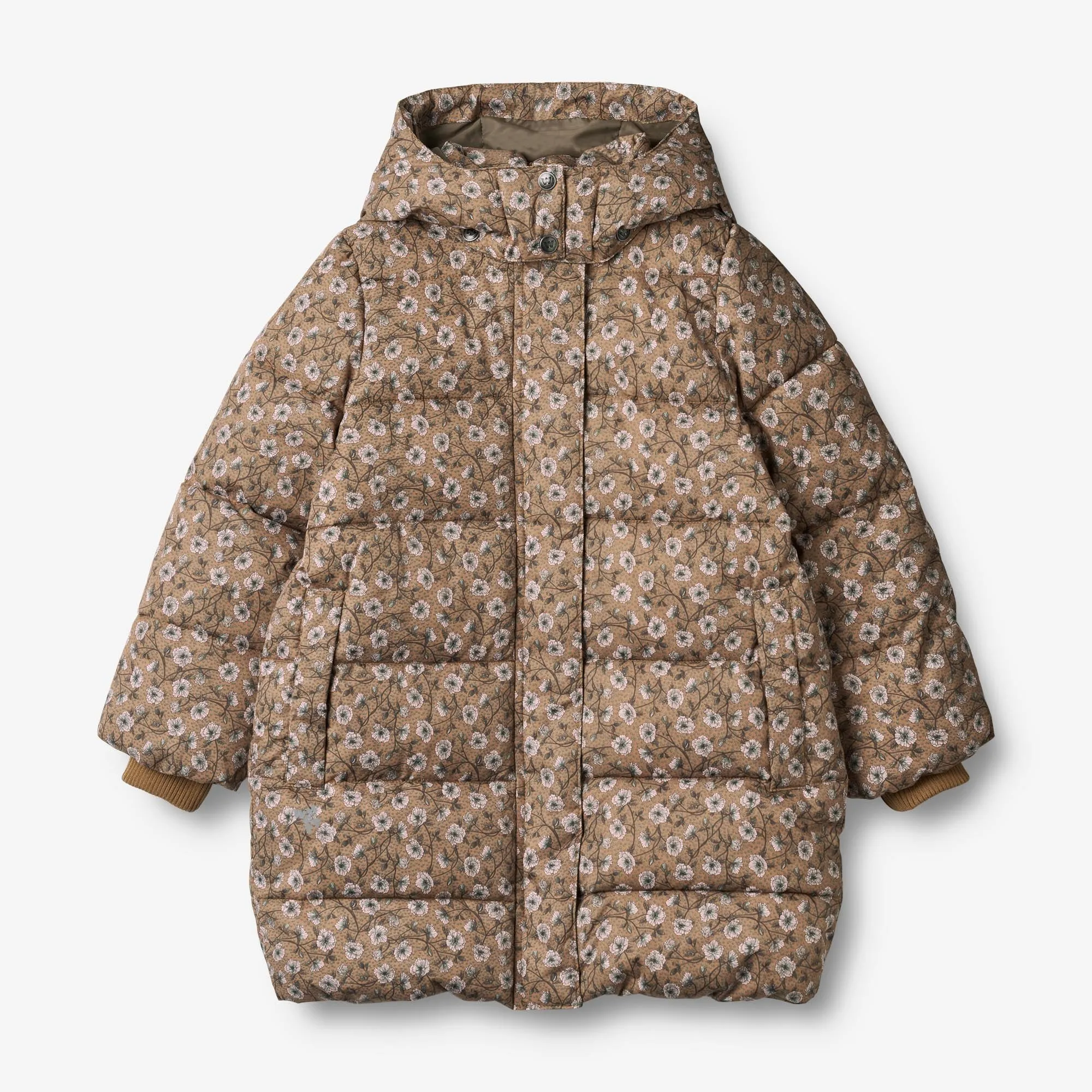 Puffer Coat Yrsa - caramel anemones