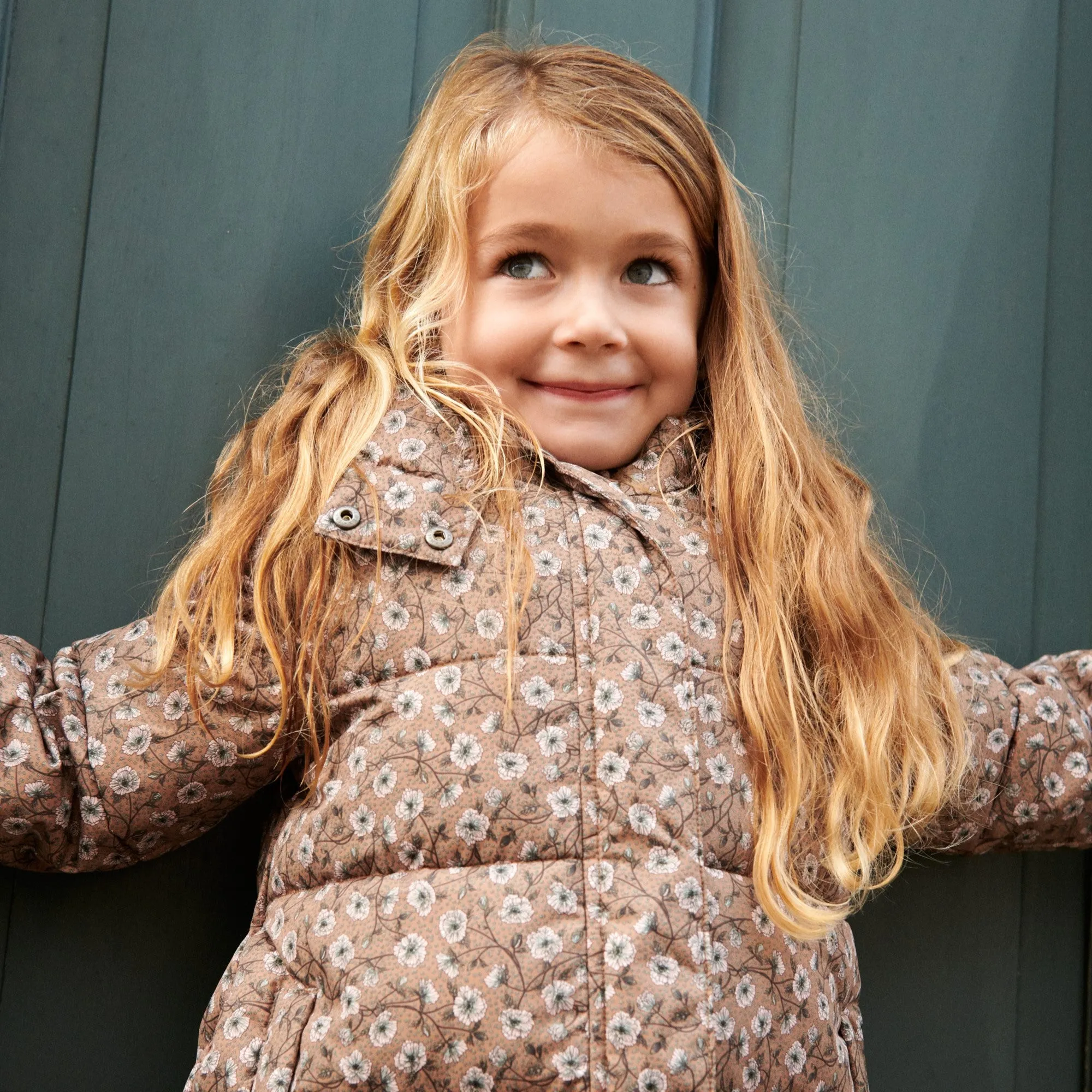 Puffer Coat Yrsa - caramel anemones