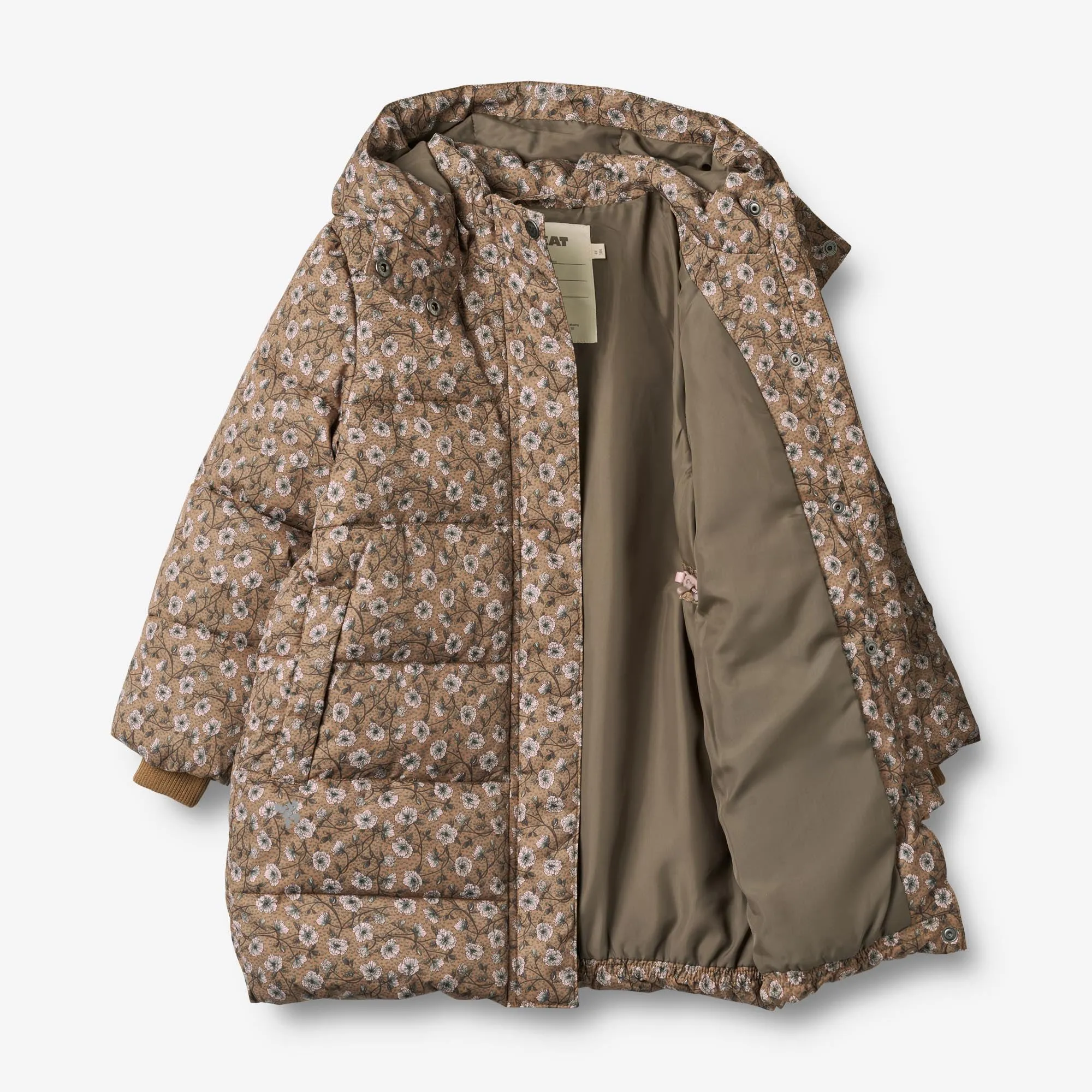 Puffer Coat Yrsa - caramel anemones