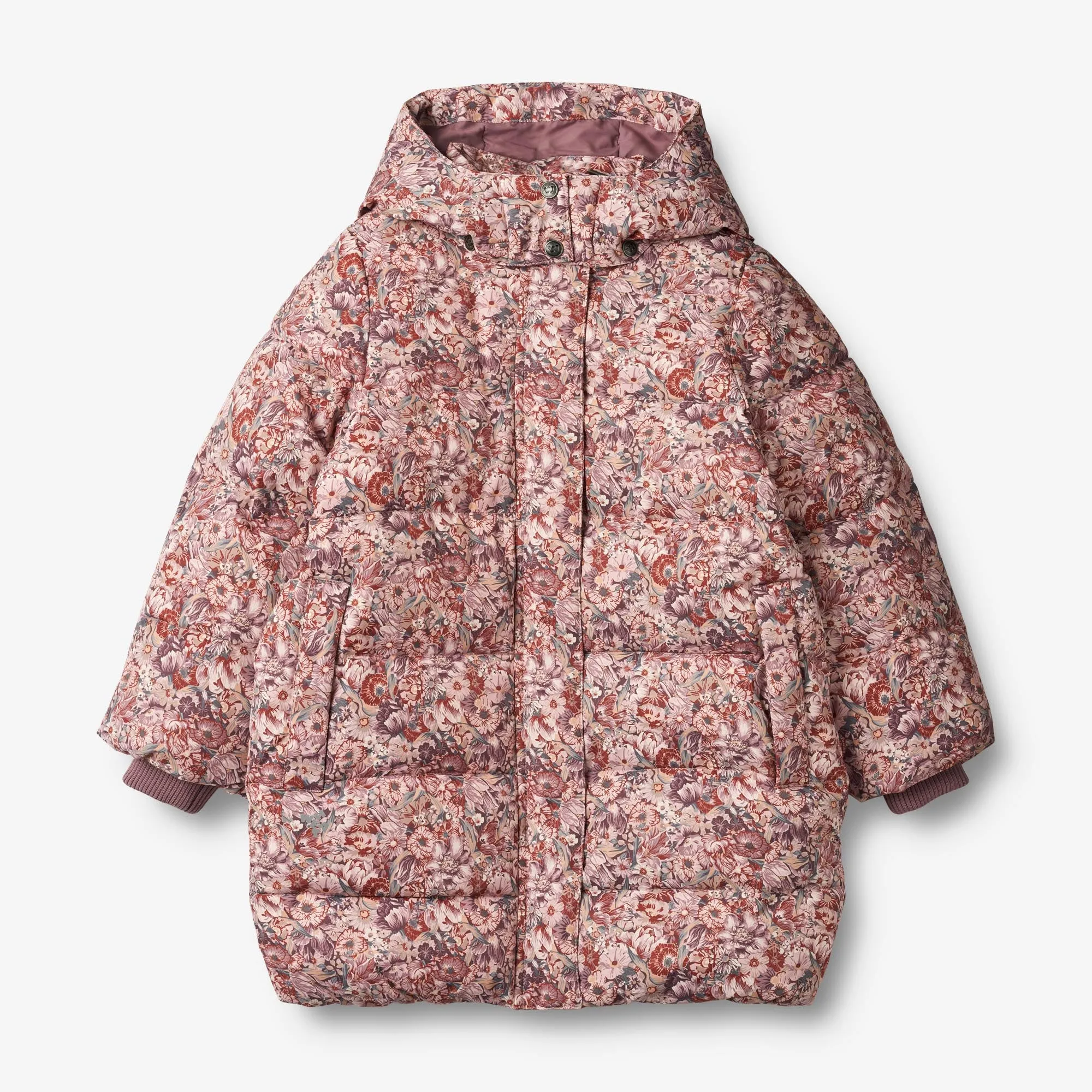 Puffer Coat Yrsa - flowers in plenty