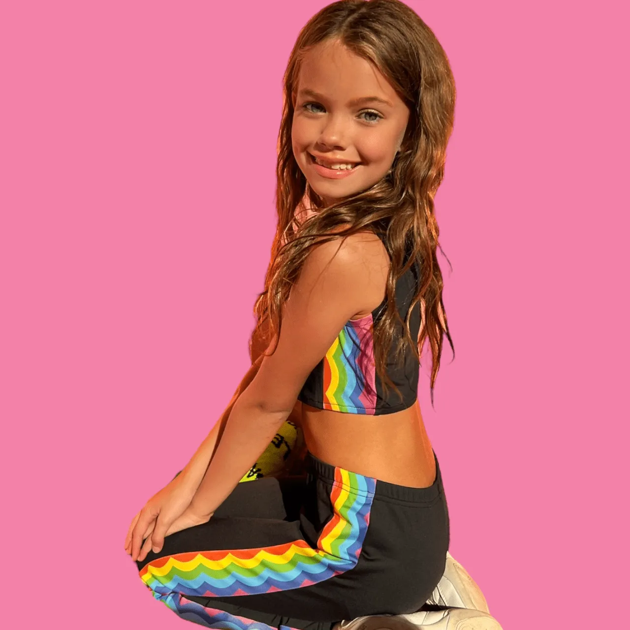 Rainbow Zig Zag Athletic Set