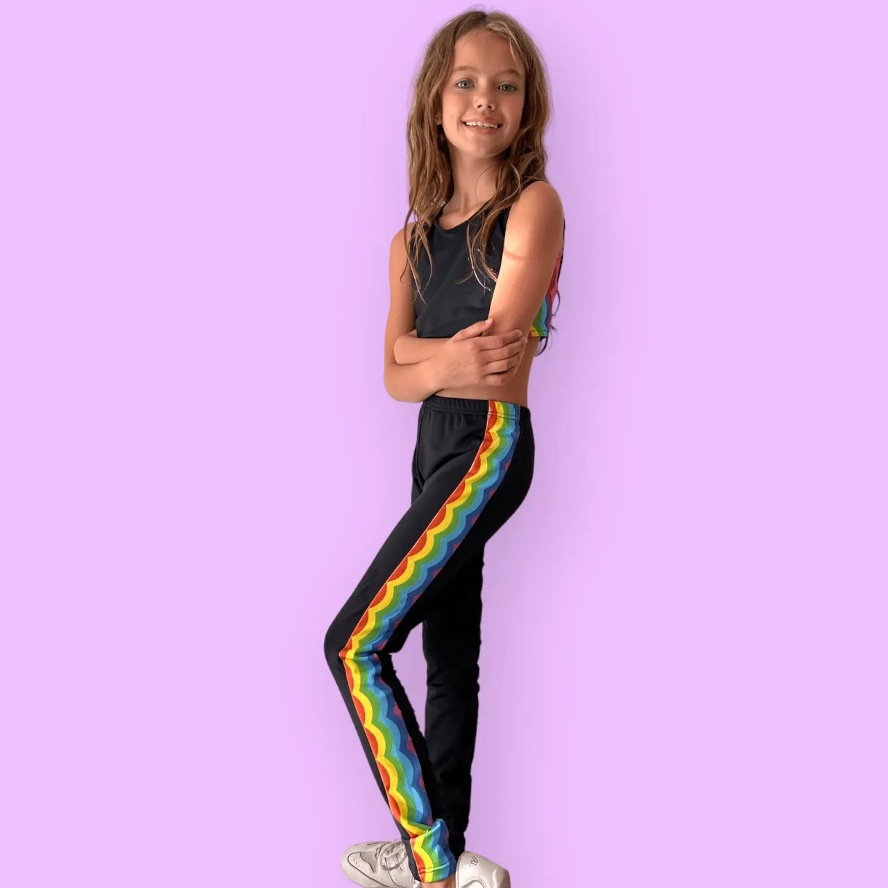 Rainbow Zig Zag Athletic Set