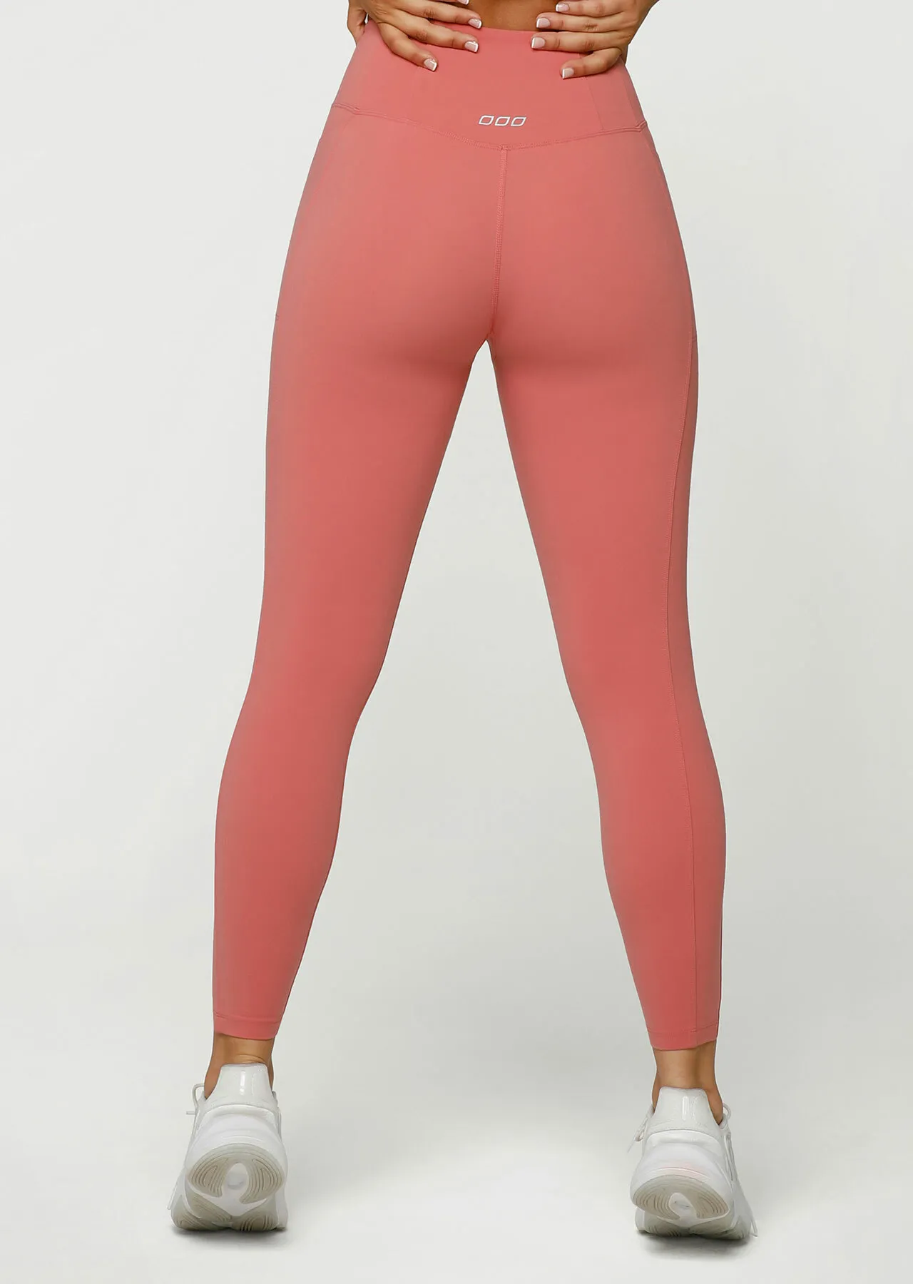 Refresh Recycled Phone Pocket Ankle Biter Leggings | Pink | Tights and Leggings | Lorna Jane Australia