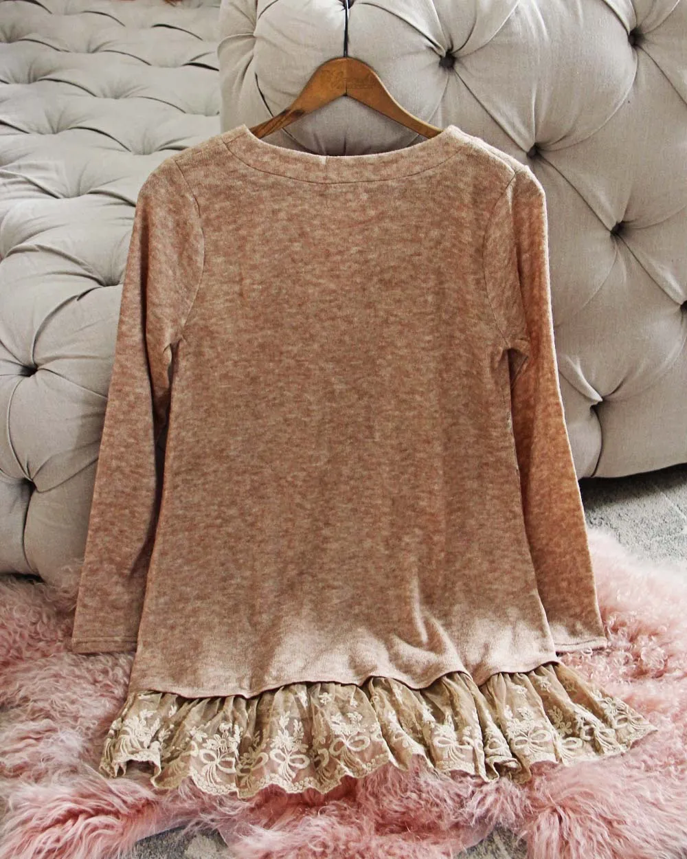 Sandstone Lace Tunic