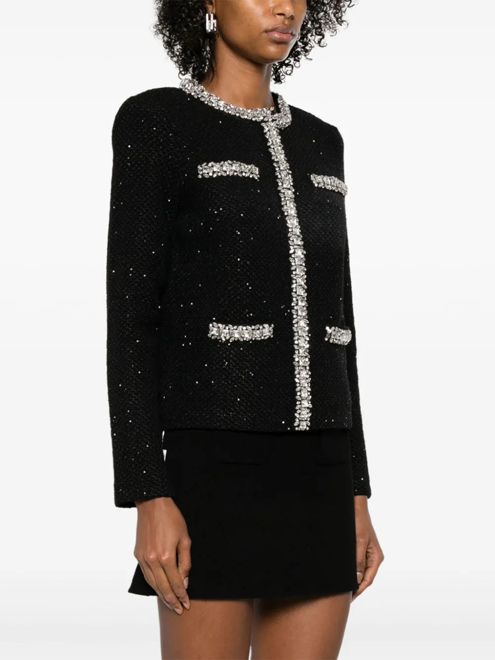 Self Portrait Jacket With Sequins