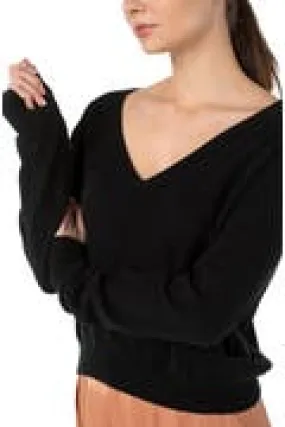 Serra Long Sleeve V Neck Sweater The Easy