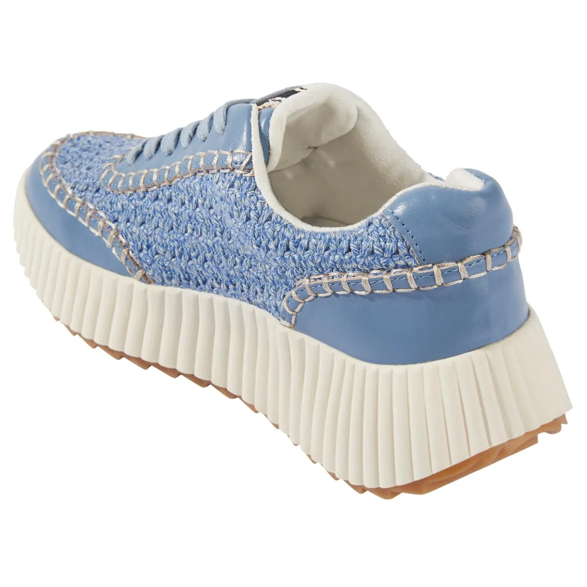      SHUSHOP SELINA Everyday Crochet Wedge Sneaker     