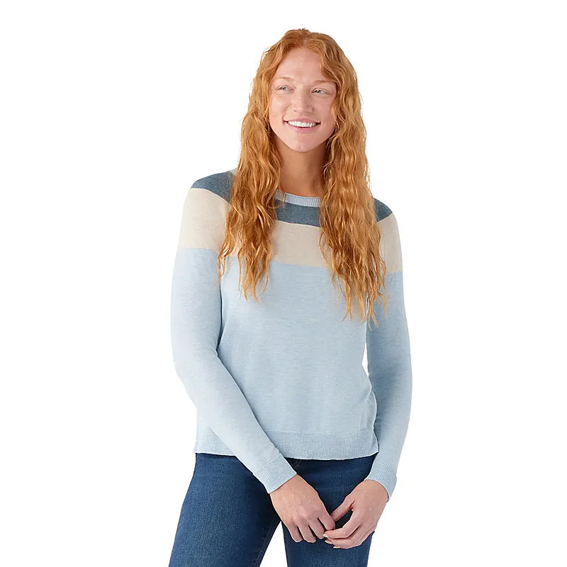 Smartwool Women's Edgewood Colorblock Crew Sweater