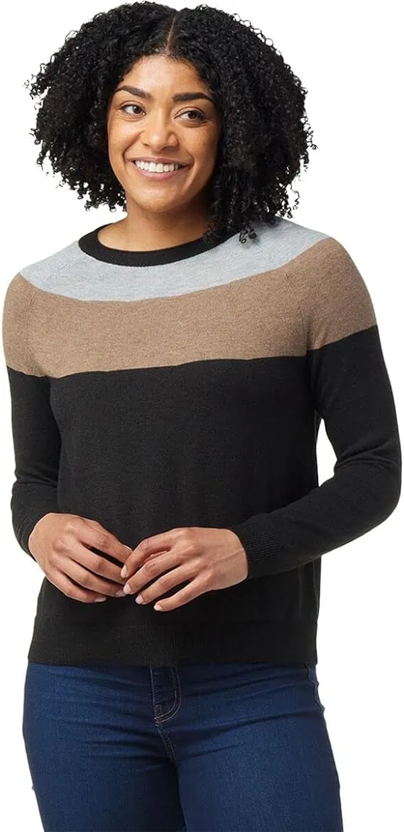 Smartwool Women's Edgewood Colorblock Crew Sweater