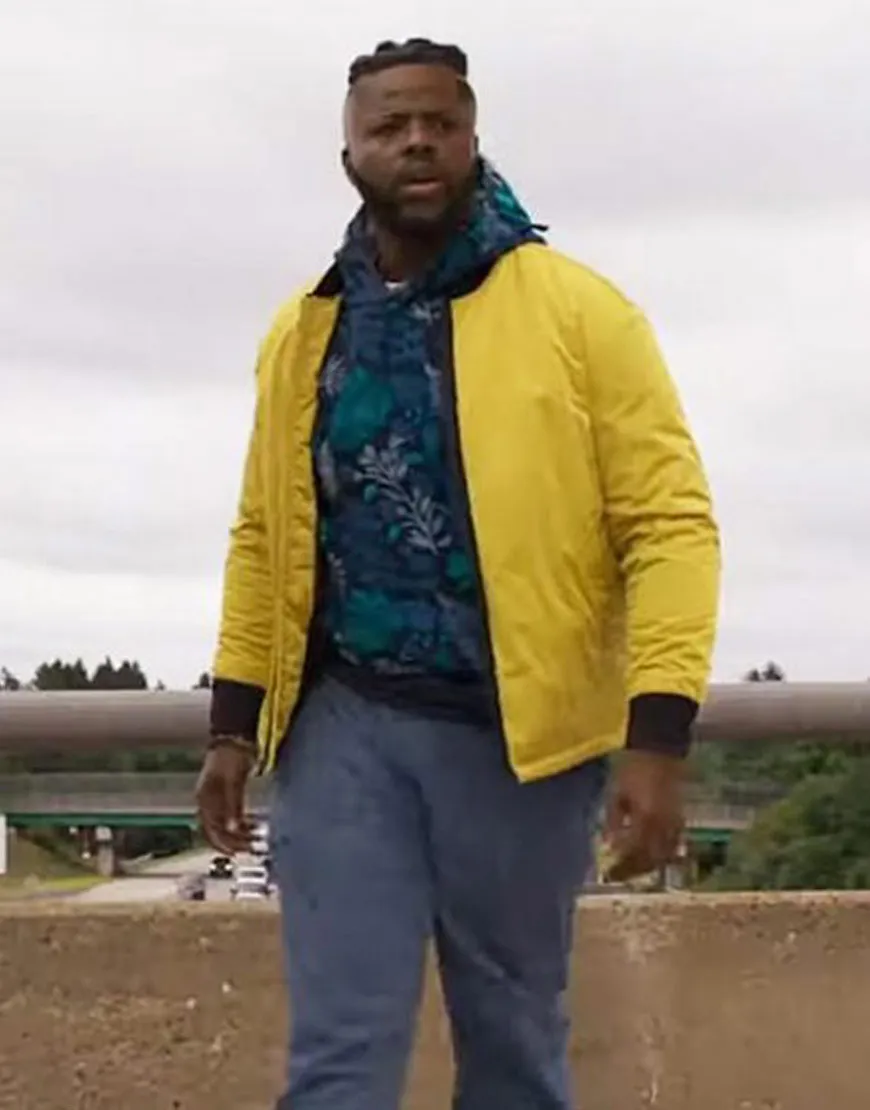 Spenser Confidential Hawk Yellow Jacket | Winston Duke Puffer Jacket