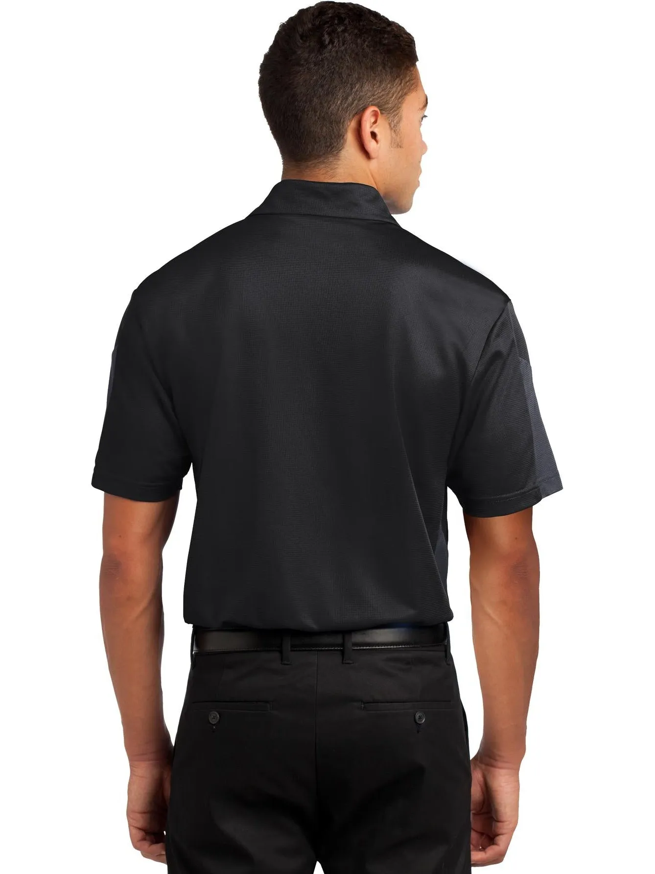 Sport-TekPosiChargeActive Textured Colorblock Polo