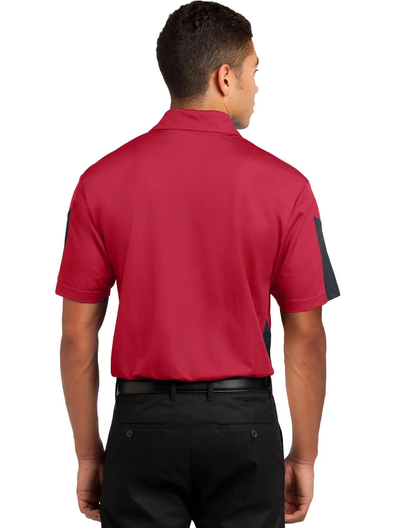 Sport-TekPosiChargeActive Textured Colorblock Polo