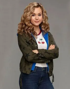 Stargirl Courtney Whitmore Jacket | Brec Bassinger Green Cotton Jacket!