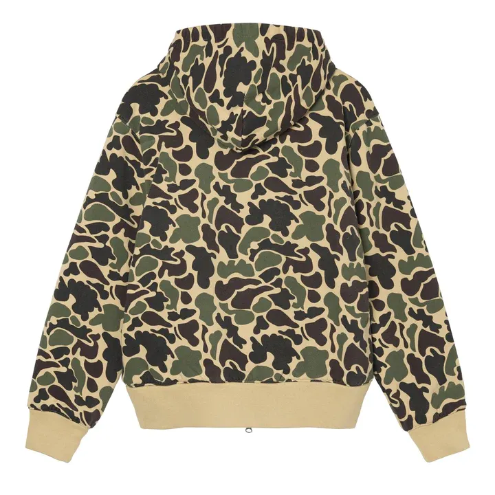 Stussy CAMO DOUBLE FACE ZIP HOOD