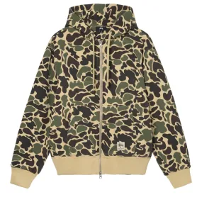 Stussy CAMO DOUBLE FACE ZIP HOOD