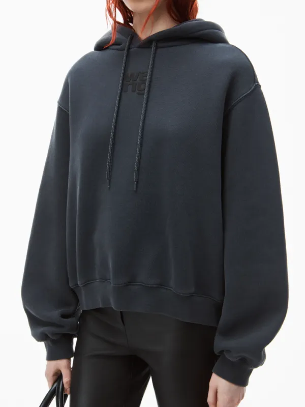 T By Alexander Wang Logo Puff Hoody | Luxury and style at your fingertips