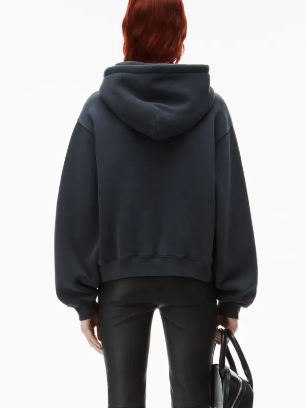 T By Alexander Wang Logo Puff Hoody | Luxury and style at your fingertips