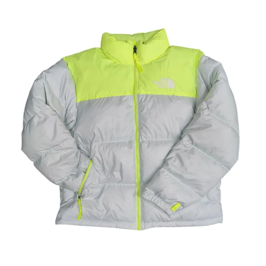 The North Face 1996 Retro Nuptse Skylight Blue Led Yellow Puffer Jacket