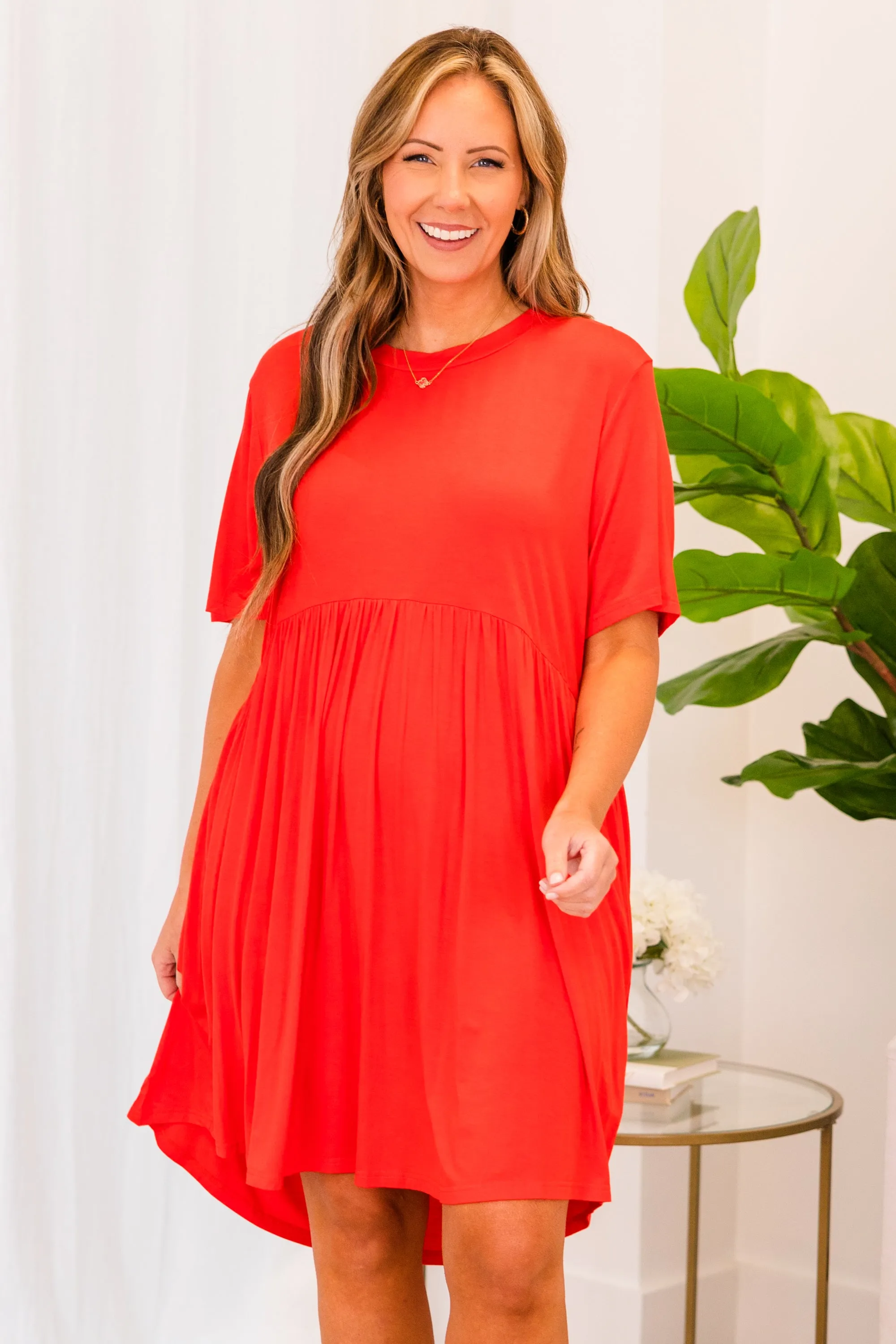 The Sawyer Dress, Red