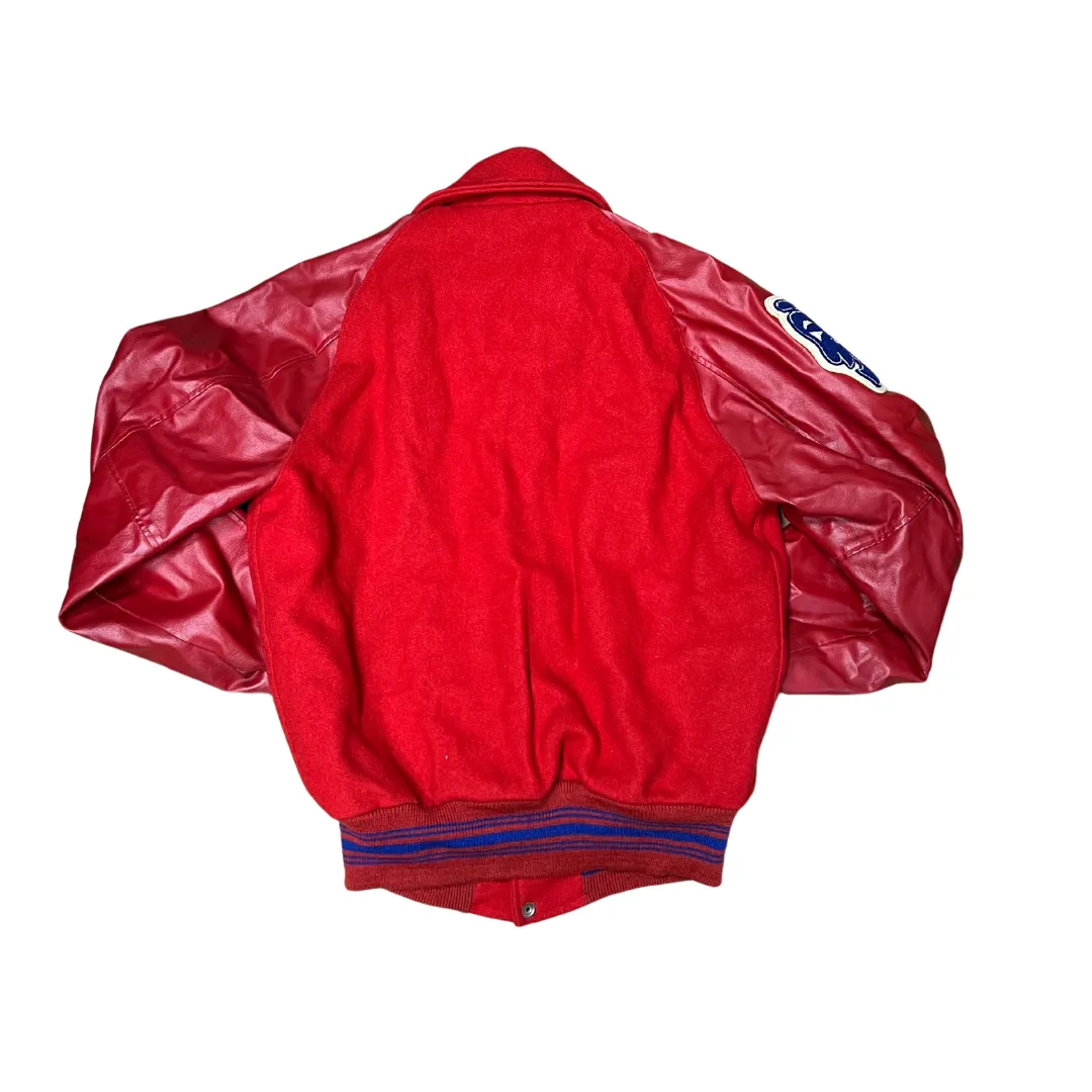 T.H.S Red College Varsity Jacket