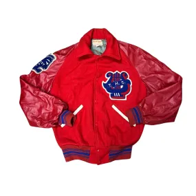 T.H.S Red College Varsity Jacket