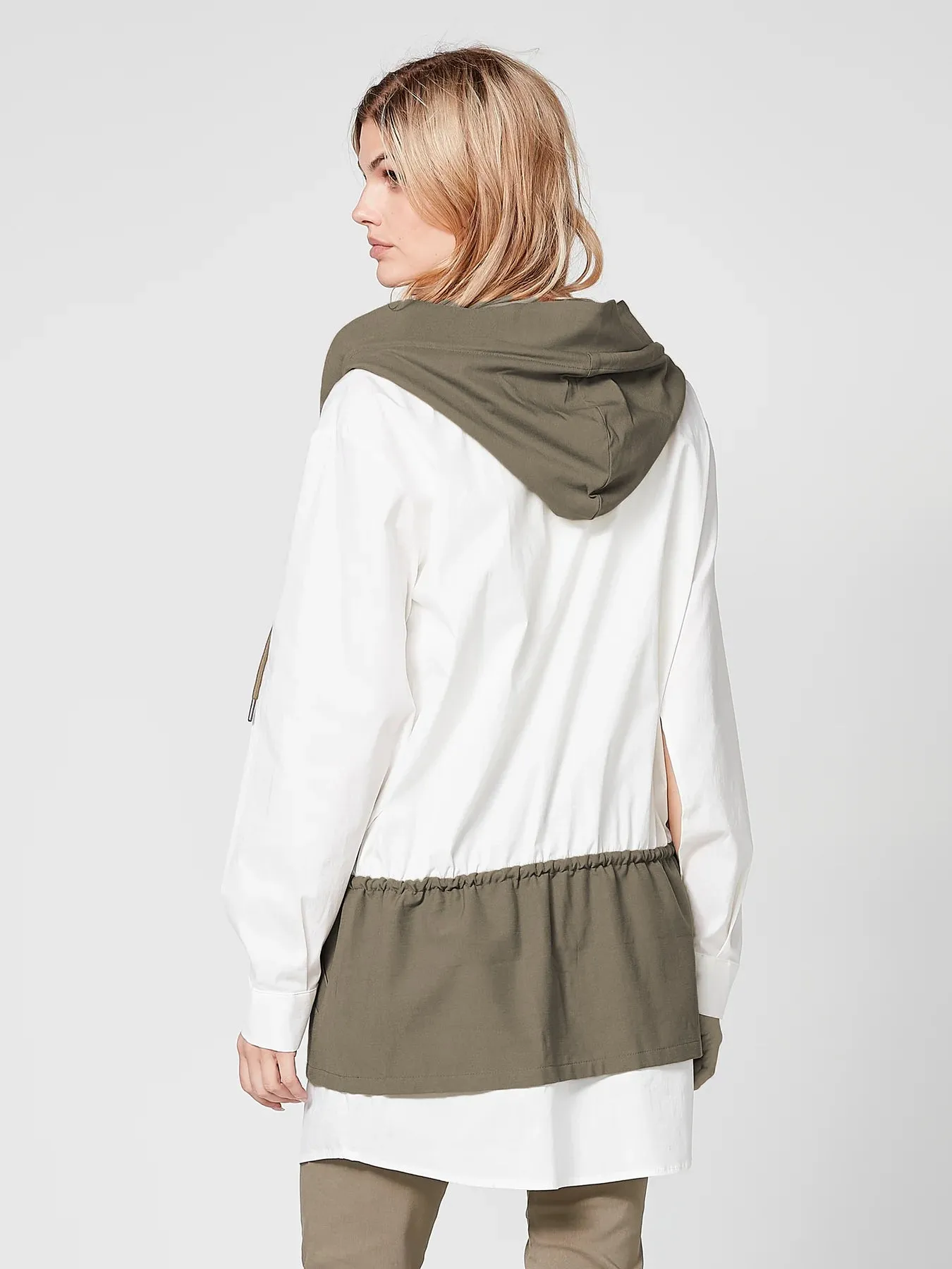 Tracy Shirt w/ Hood - Army