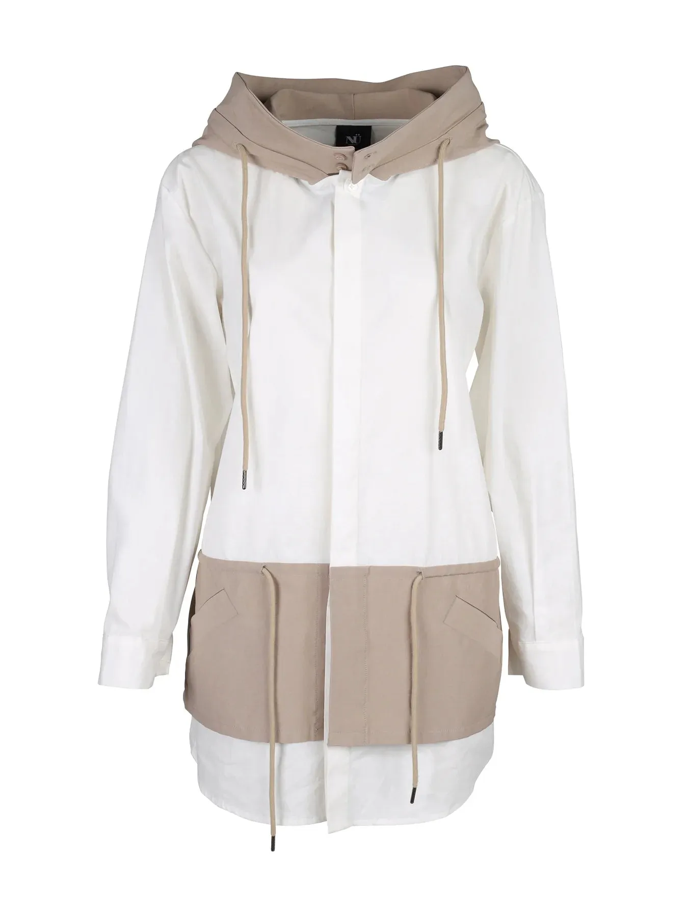 Tracy Shirt w/ Hood - White Sea Sand