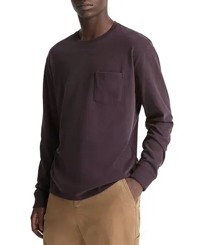 Vince Long Sleeve Crewneck Pocket Tee