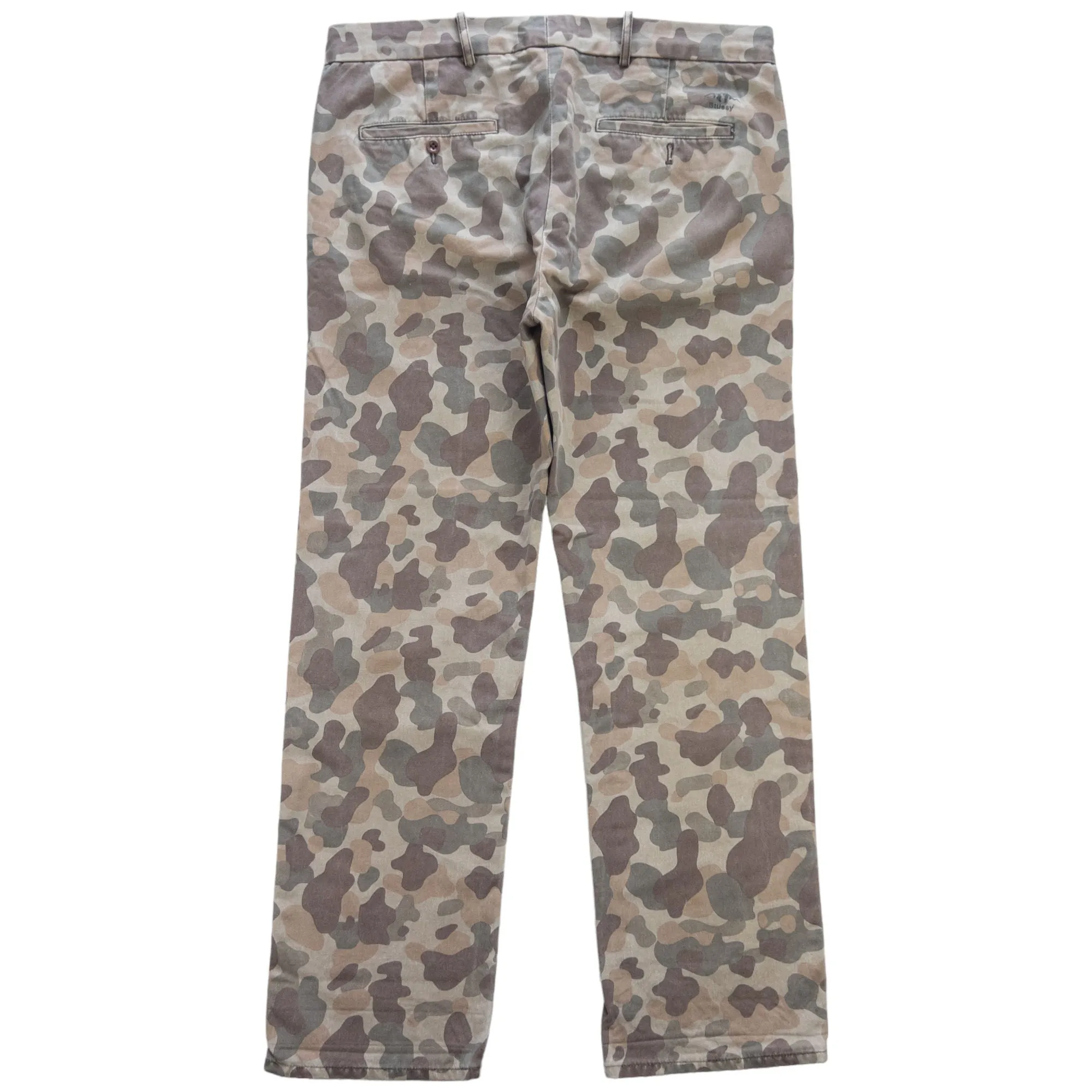 Vintage Stussy Camo Trousers Size W36