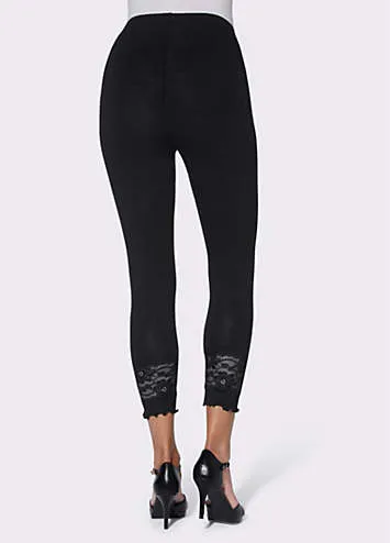 Witt Lace Trim Leggings | Kaleidoscope