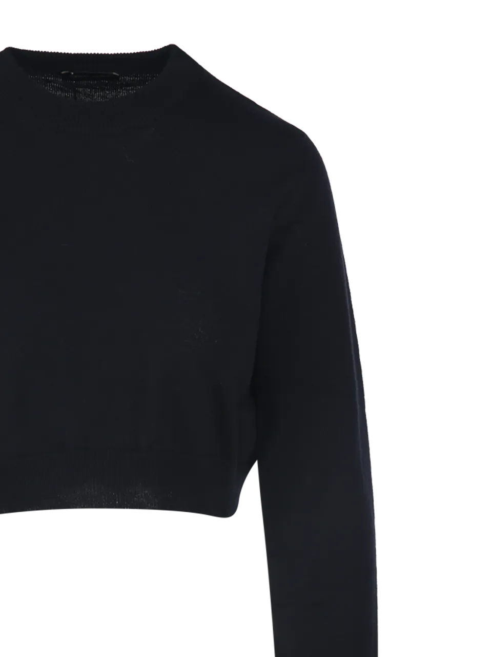 WOMAN ROBERTO COLLINA BLACK WOOL SWEATER