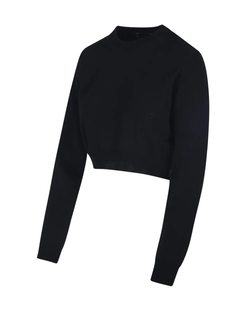 WOMAN ROBERTO COLLINA BLACK WOOL SWEATER