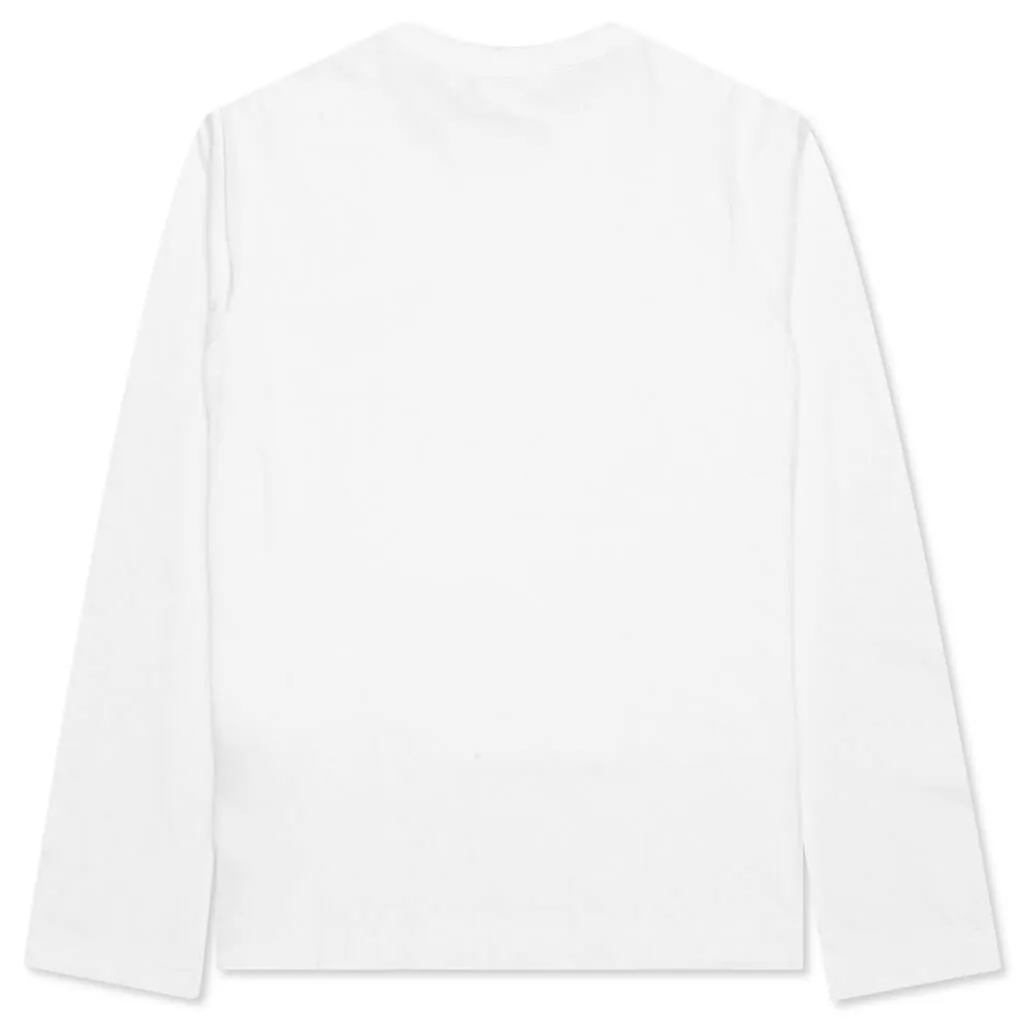 Women's Emblem L/S T-Shirt - White