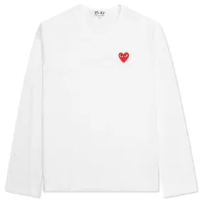 Women's Emblem L/S T-Shirt - White