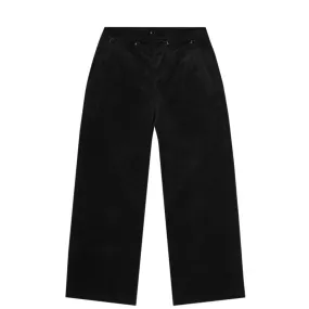 WOMEN'S SAILOR PANT Black Hi-Lo Corduroy