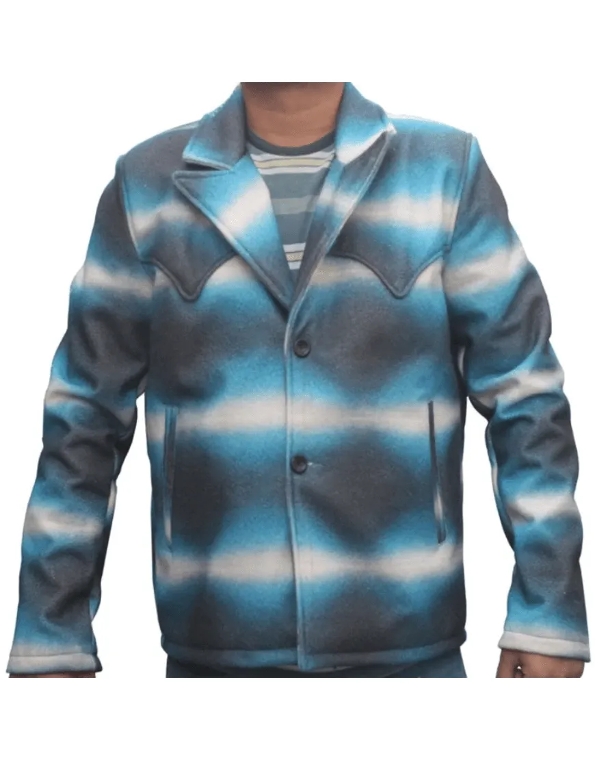 Yellowstone S04 Mo Brings Plenty Coat | Rainwater's Driver Blue Coat