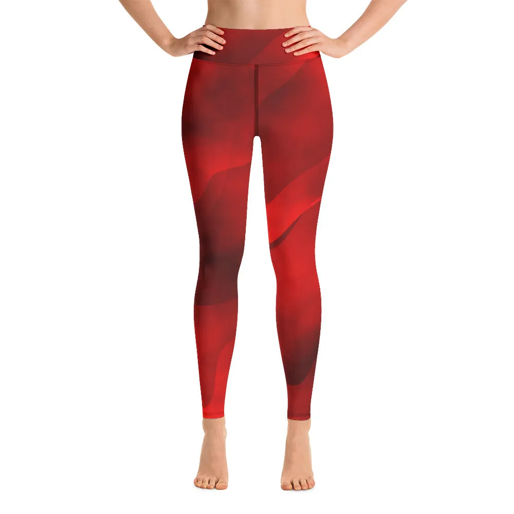 Yoga Leggings True Red