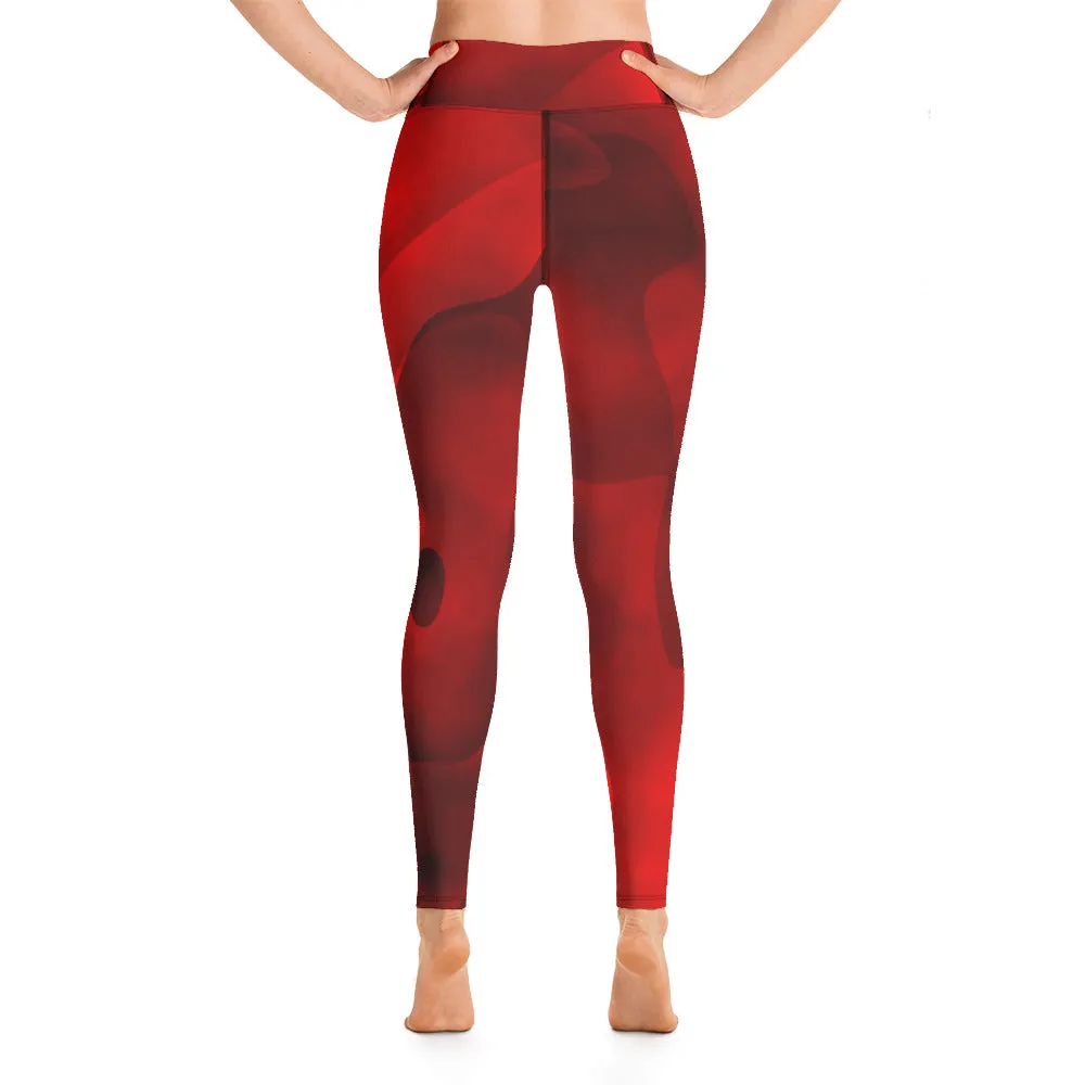 Yoga Leggings True Red