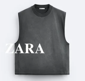 ZARA  |Plain T-Shirts