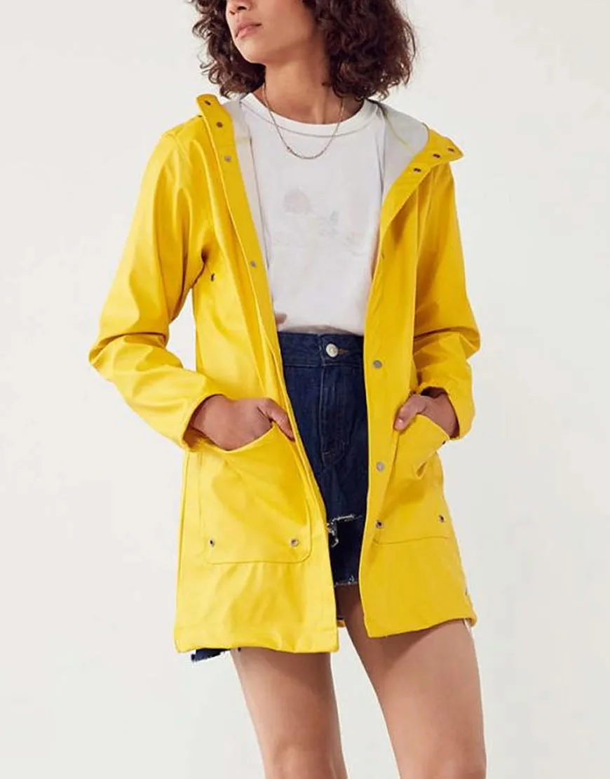 Zoey's Extraordinary Playlist Rain Coat | Yellow Rain Coat | TV-Series Coat